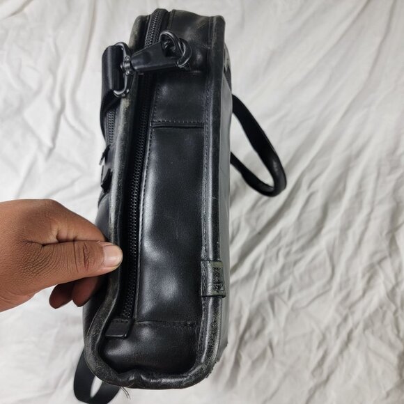 Tumi Alpha Slim Large Screen Portfolio Leather Briefcase Laptop 96111DH - Picture 14 of 14